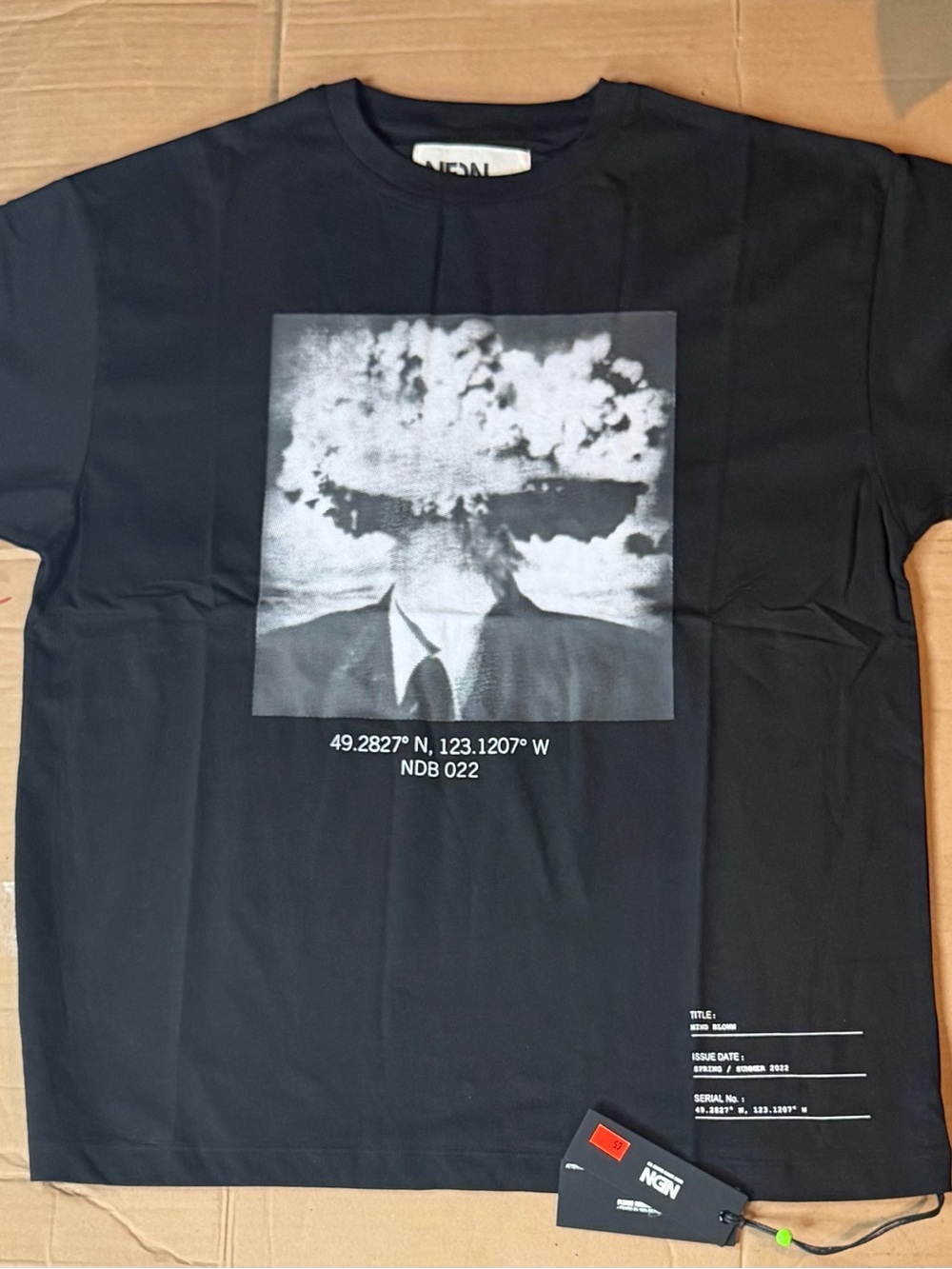 Neon Denim Brand Mind Blown Graphic Tee Black XL Streetwear Shirt